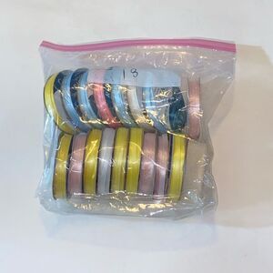 Crafts Ribbon Mix Color Offray Writings Stick New & Used Crafting Arts Bow